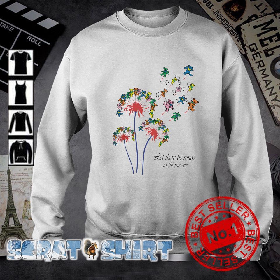 dancing bear dandelion t shirt