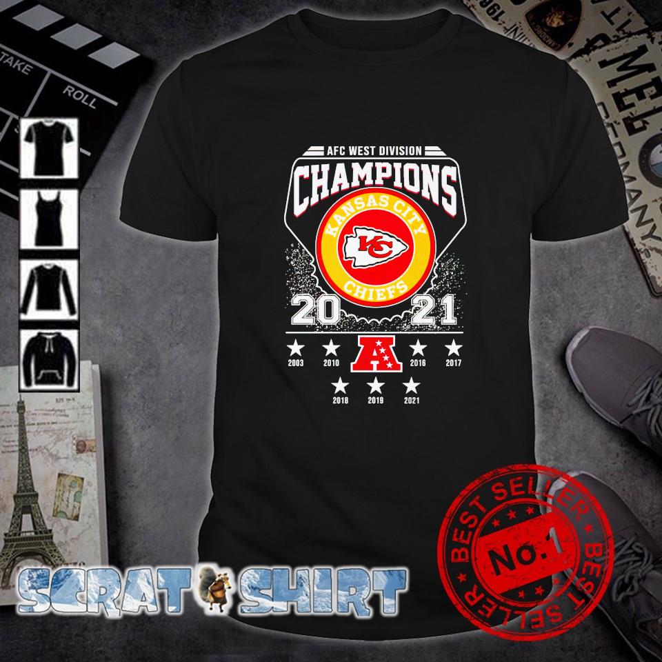 Funny kansas City Chiefs AFC West Division Champions 2021 Shirt