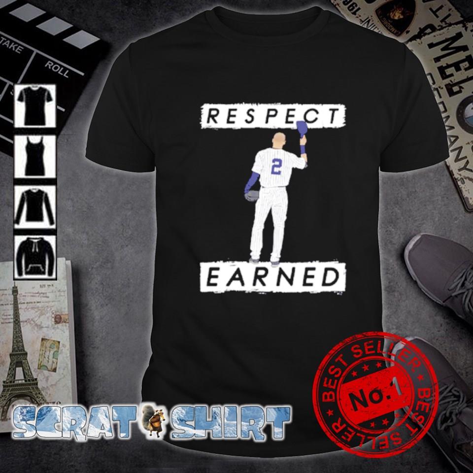 Derek Jeter Respect Shirt, hoodie, tank top, sweater and long sleeve t-shirt