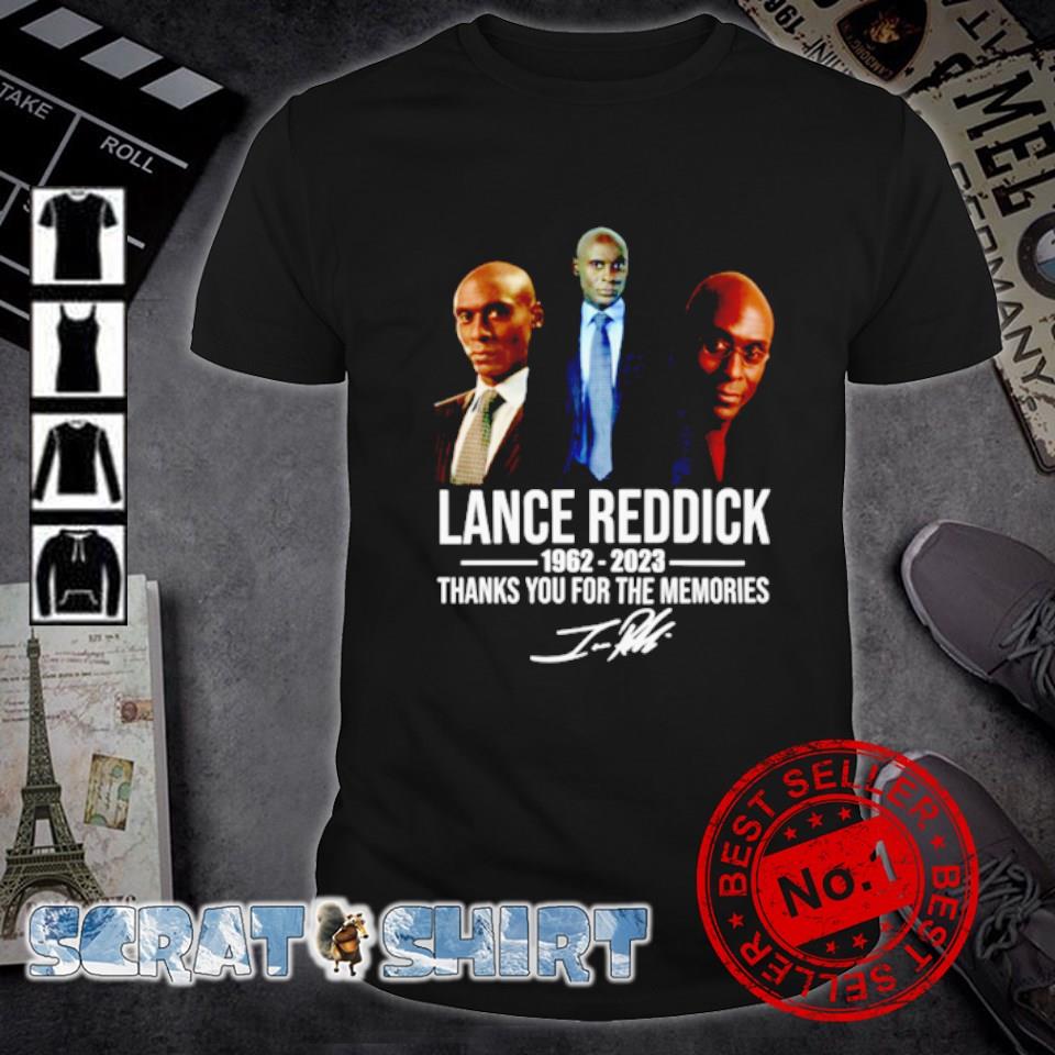 Awesome rip Lance Reddick 1962-2023 signature shirt