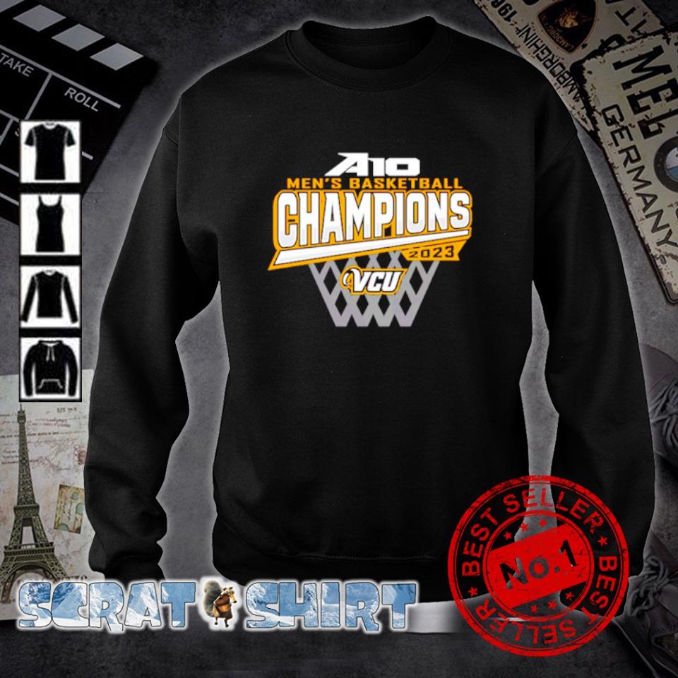 Awesome vCU Rams Blue 84 2023 Atlantic 10 Conference Tournament Champions shirt
