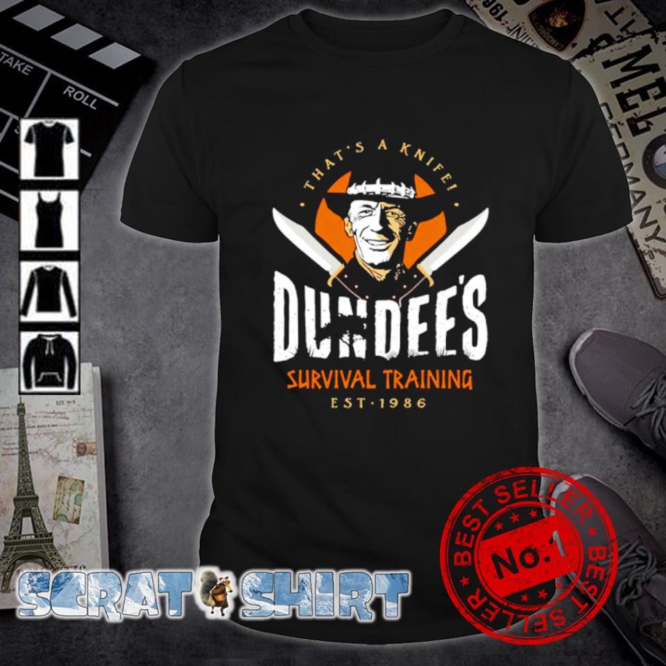 Funny dundee's Survival training est 1986 vintage shirt