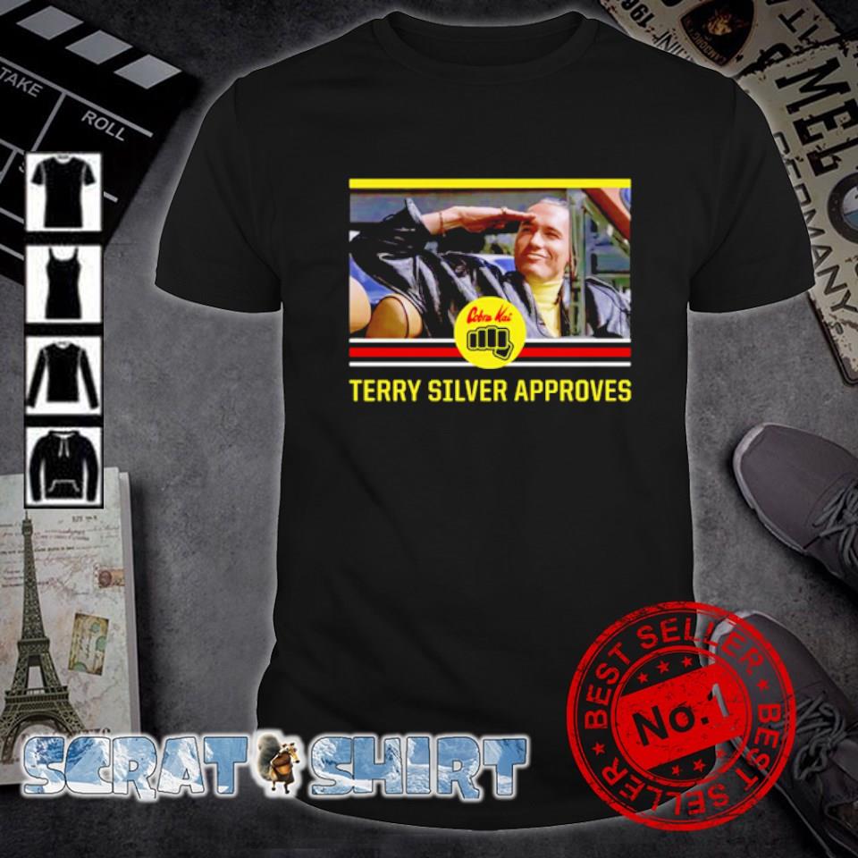 Premium terry silver Approves Cobra Kai fist shirt