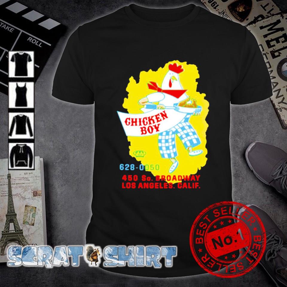 Top chicken Boy Los Angeles CA vintage Restaurant shirt
