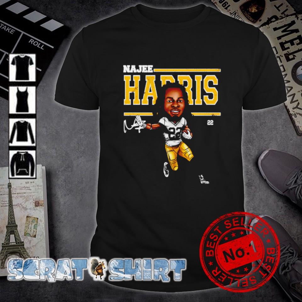 Premium najee Harris 22 Pittsburgh cartoon football signature shirt
