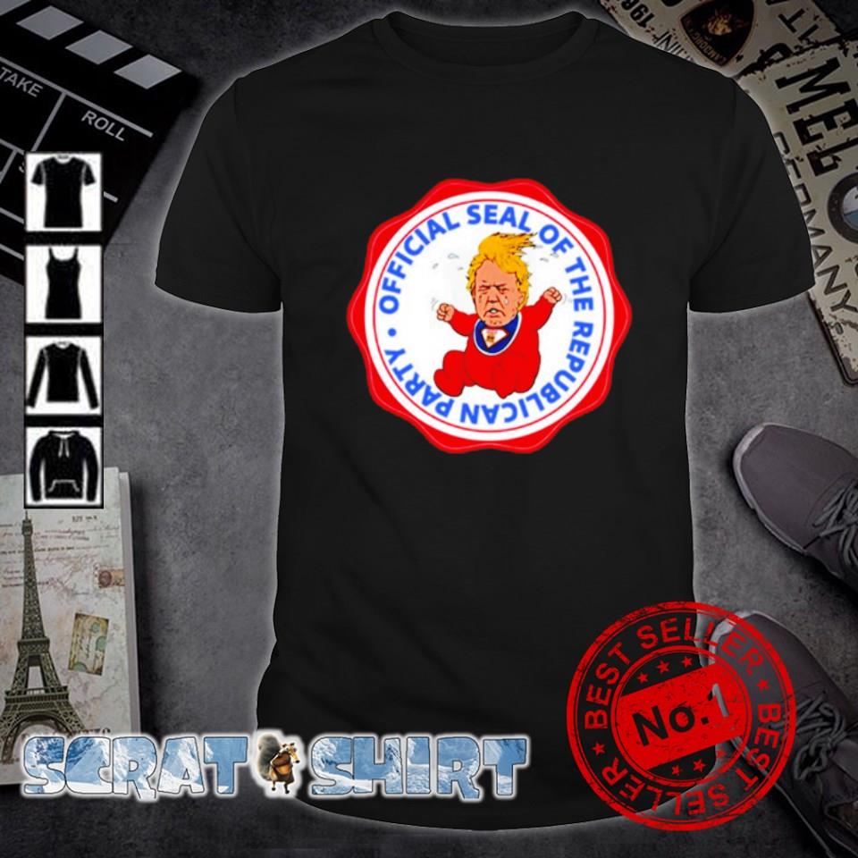 Premium seal of the republican party Donald Trump baby shirt