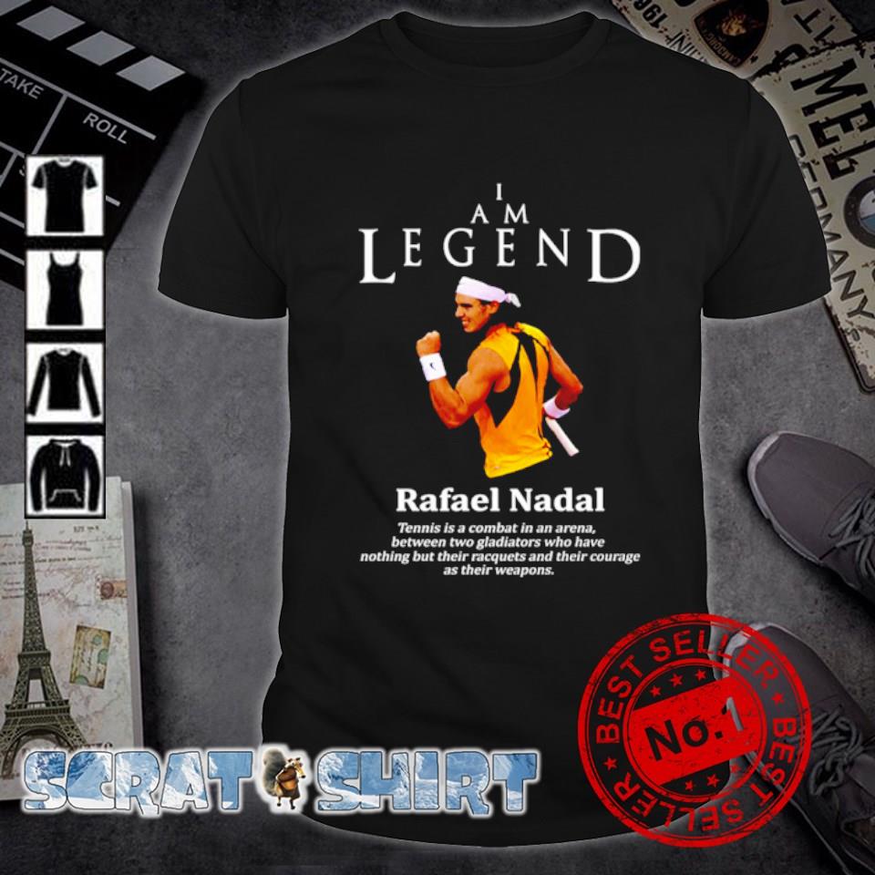 Awesome rafael Nadal I am Legend tennis shirt