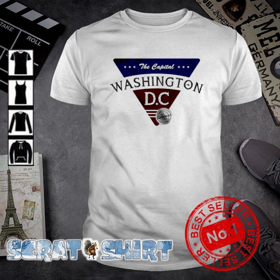 Best washington D.C Land of the free logo shirt