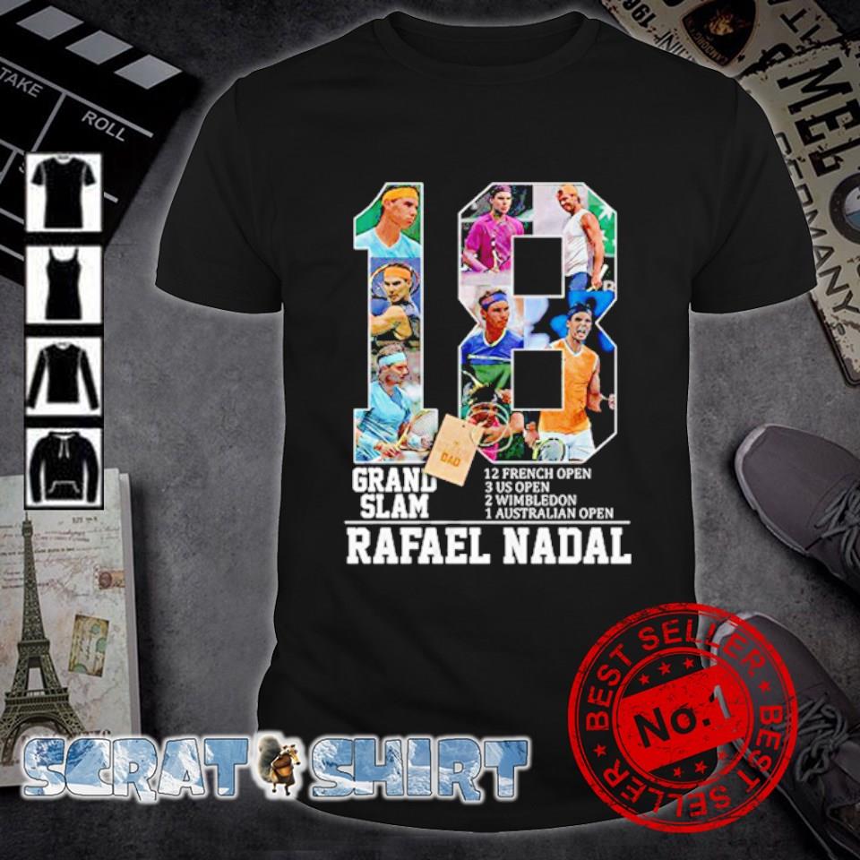Official rafael Nadal number 18 Tennis shirt