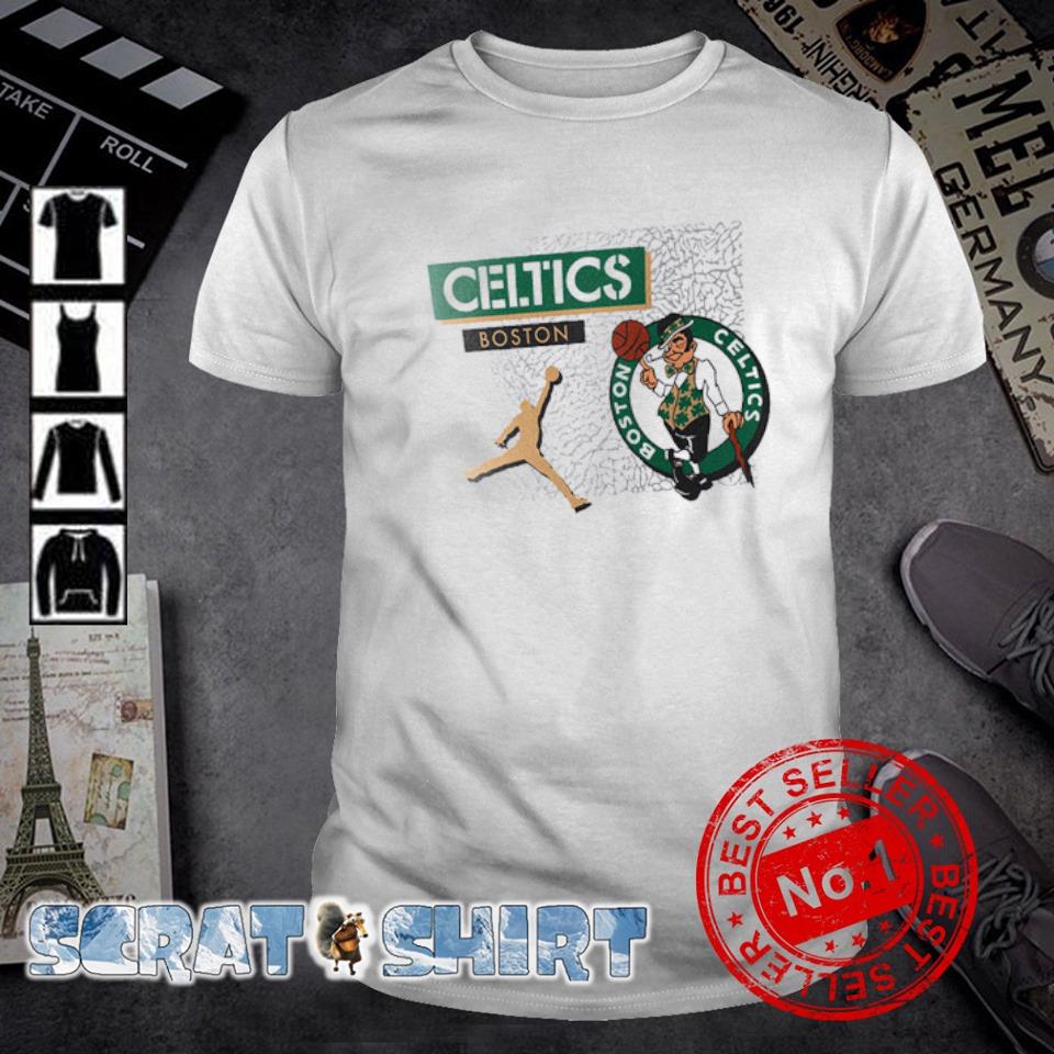 Top boston Celtics Mens Jordan Elephant basketball shirt