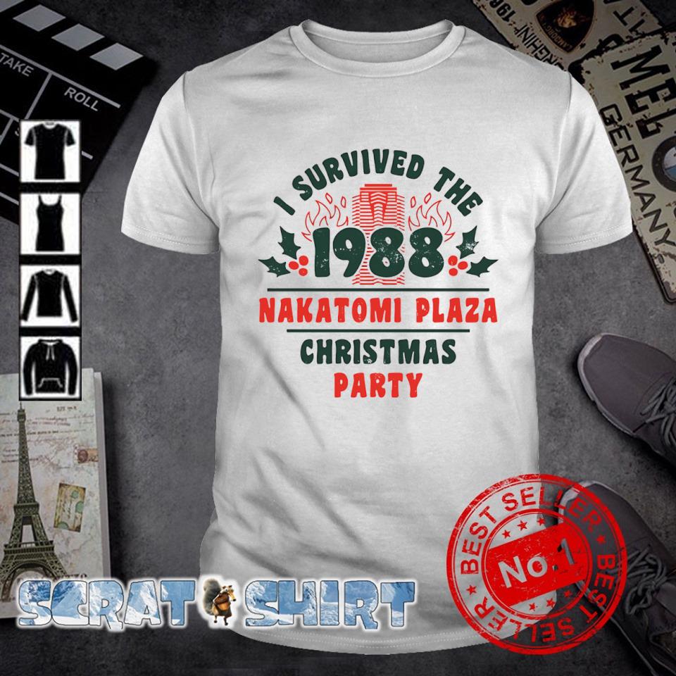 Best i Survived the 1988 Nakatomi Plaza Christmas Party Retro shirt