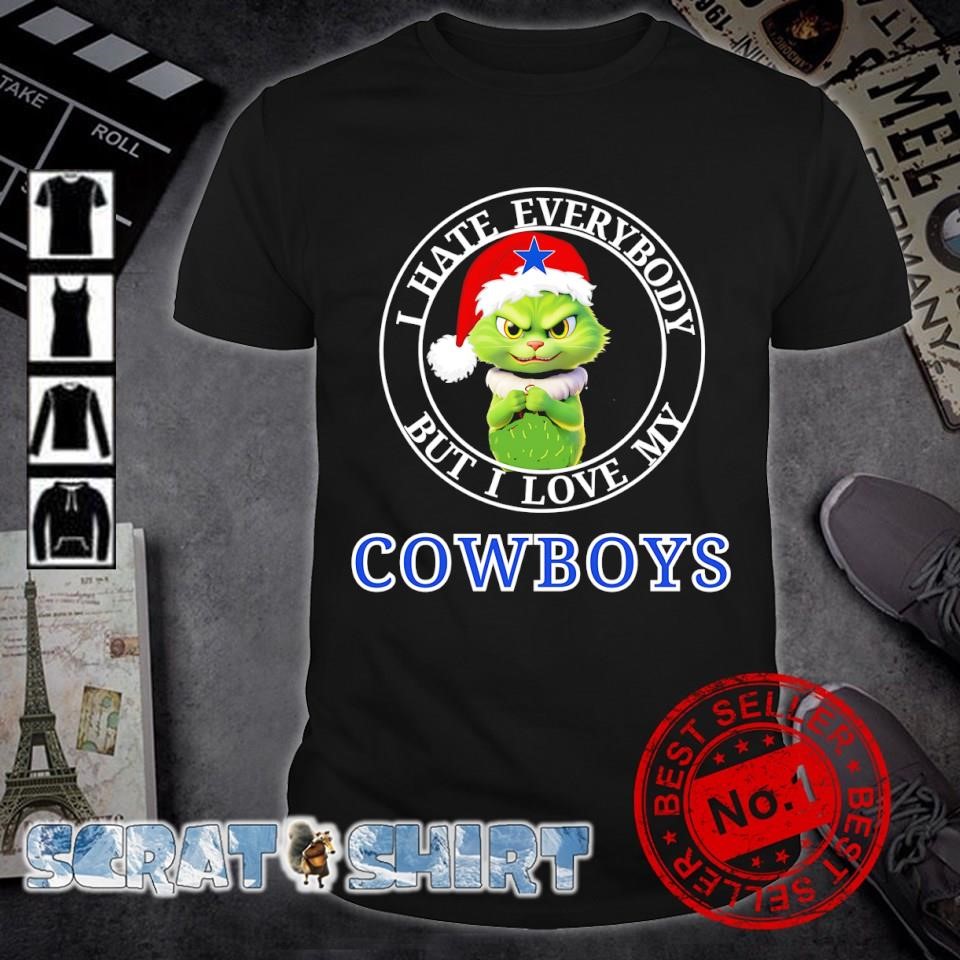 Original Grinchy Cat I love my Dallas Cowboys shirt