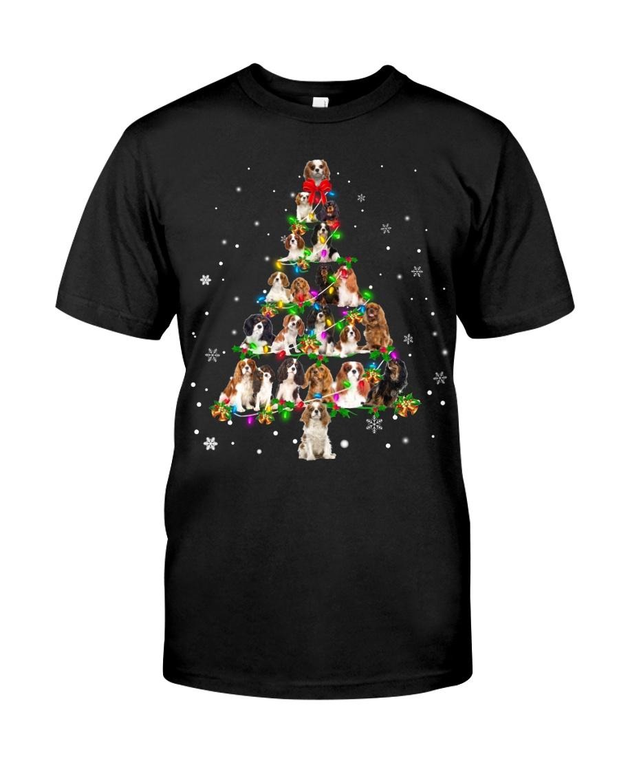 dog christmas tree shirt