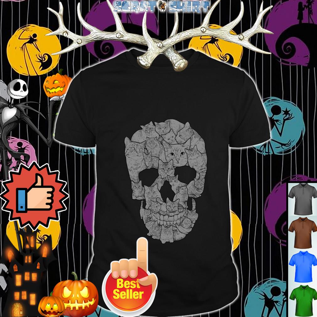 cats skull shirt