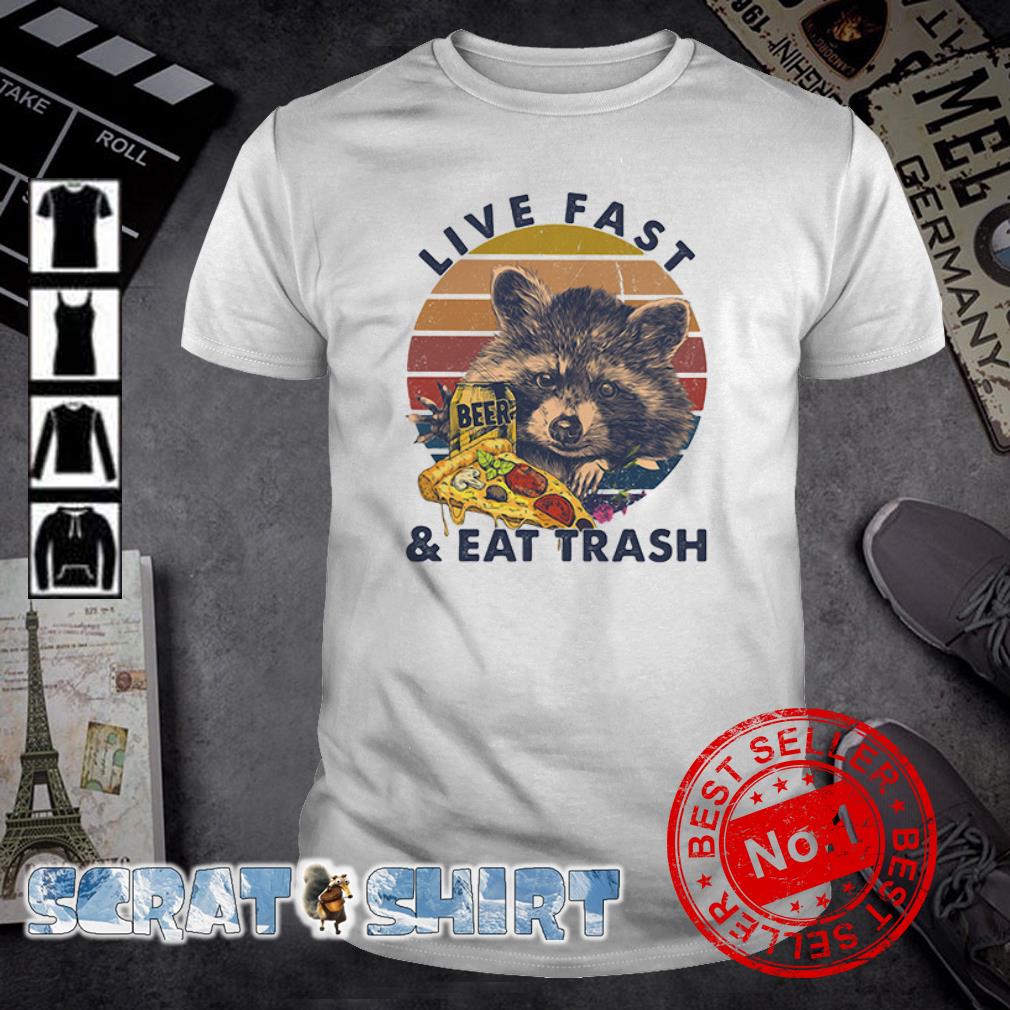 live fast roll trash shirt