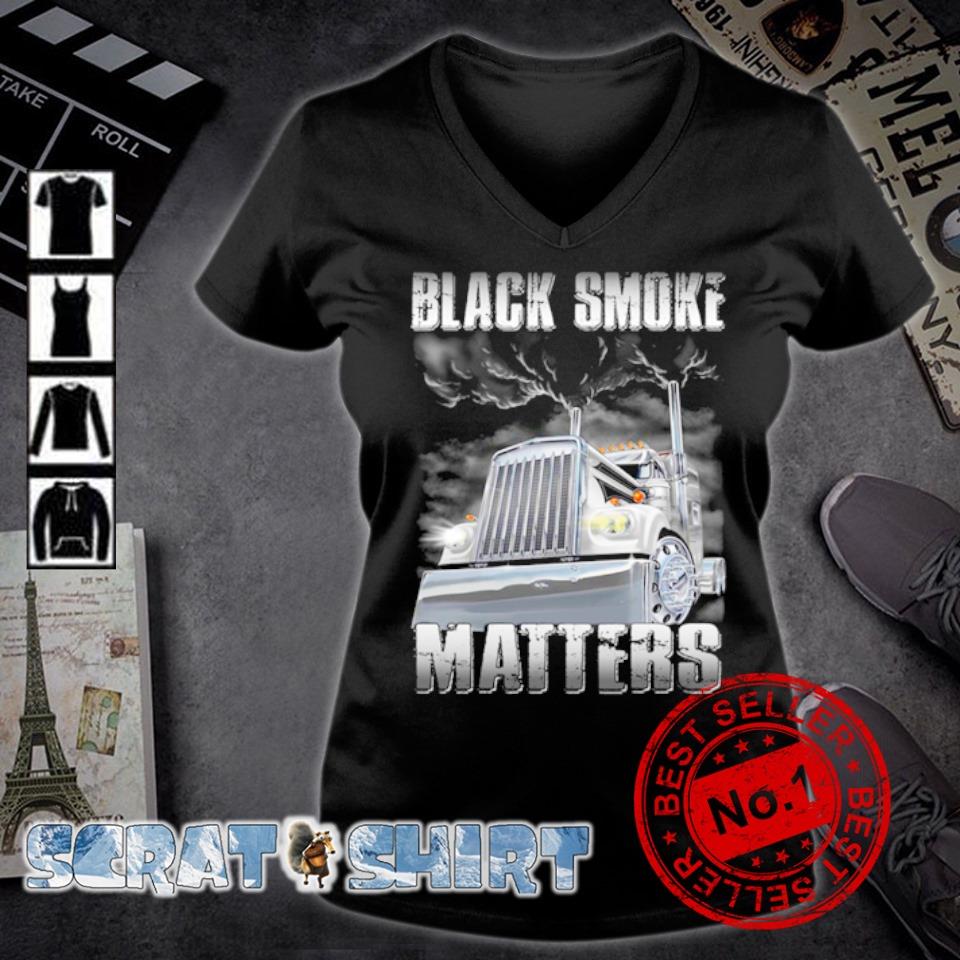 black smoke matters t shirt